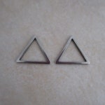 20 Stainless Steel 12mm Geometric Triangle Links Connectors - Etsy