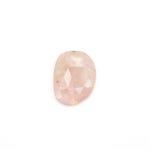 Light Padparadscha Tone Sapphire Rose Cut Sapphire Sapphire Light Padparadscha Tone Sapphire, Rose Cut Sapphire, Sapphire Slice... 