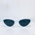 Cat Eye White Sunglasses 50s Style Pin Up Sunglasses | Etsy