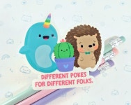 Different Pokes Sticker S0055 Vinyl Stickers Laptop Decal - Etsy