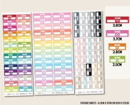 Work Box 1 Stickers  B141 Work Box #1 Stickers | B14-#1