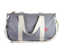Light Gray Canvas Zipper Duffel Bags Washable Duffle Gym - Etsy