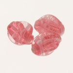 Vintage Pink Ruffle Bead. Translucent Pink With Opaque Swirls. 16x11-12mm. Pkg 2. B11-pp1289 - Etsy