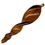 Topaz Glass Twisted Pendant. Pkg of 1. B11-YO-0519 - Etsy