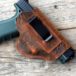 Genuine Leather Holster Bag , Glock 17 / 17L / 22 / 31 Glock 19 / 19X / 23 / 32 Glock 26 / 27 / 33 Glock 43 Pocket Springfield... 