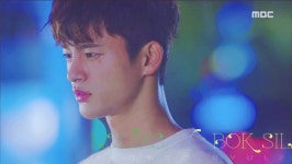 쇼핑왕루이 E04 버스정류장 우산 뭉실.gif - 드라마리뷰 마이너 갤러리