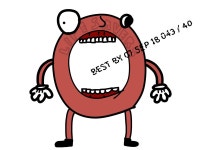 Screaming Lifesaver drawing | Best By 07 SEP 18 043 / 40 | Know Your Meme Screaming Lifesaver drawing | Best By 07 SEP 18 043 / 40