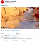 Nintendo of America twitter referencing the famous nice water Miiverse user, and the man himself responding | Nintendo | Know... 