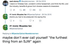 maybe dont ever call yourself the furthest thing from an SJW again | ComicsGate | Know Your Meme maybe dont ever call... 