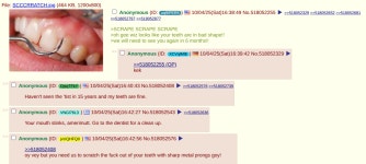 Anon on dental care | /r/Greentext | Know Your Meme Anon on dental care | /r/Greentext