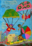 VẼ THI에 있는 Từ Thị님의 핀 | 오일 파스텔 그림, 그림, 파스텔 그림