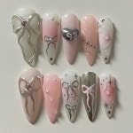 ( ˶°ㅁ°) forgot to post this artist choice set until she came back 4 weeks later heeeh 𐙚 ⋆˚September nails for... 