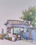 풍경그림에 있는 규리 박님의 핀 - 2025 | 수채화 삽화, 수채화 영감, 어반 아트