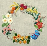 꽃을 꽂다가 꽃을 수놓다.... 꽃집에서 꽃 수놓기~ #원주프랑스자수 #프랑스자수 #브로찌자수 #입체자수 #꽃집에서 수놓기