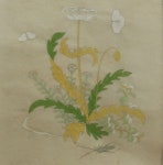 12. 민화 초충도 - 풀잎맥, 풀잎, 노랑풀바림, 양귀비잎맥(겉), 수박줄무늬, 도마뱀바림, 나비바림