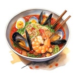 Instagram의 @hyesiknim님: “#광주 #동명동 #뜸 #김치삼겹덮밥 #바지락술찜 . 비비기 전에 #삼겹살 만 먹어봤는데 아주 살짝 양념이 되있는 것... 