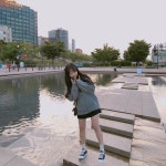 한강 사진 포즈