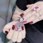 샤론의장미네일(nail rose of sharon) | Learning nails에 있는 Thanh Vân Nguyễn님의 핀 - 2025 | 장미