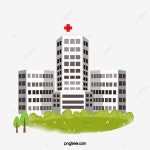 병원 건물, 헬스케어 테마, 나무, 건물 PNG 일러스트 및 PSD 이미지 무료 다운로드 - Pngtree