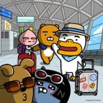 카카오프렌즈 일러스트 작업 카카오프렌즈 일러스트 작업 | Kakao friends, Character design, Baby birthday themes