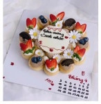 Instagram: 앙금플라워 숫자 케이크 60 소중한날 찾아주셔서 감사합니다~ 행복한 시간 되셨길 바래요~ #도봉구앙금플라워#도봉앙금플라워... 