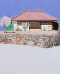 #시골풍경수채화 #겨울풍경화 #watercolorpainting #watercolorartwork #watercolorwinterlandscape #watercolorart