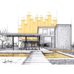 * 선큰 스트라이프 공원 [ Chyutin Architects ] BGU University Entrance Square