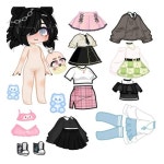 Gacha Club Dice Paper Toy Printables #Paperdiy #crafts #종이놀이 - pinkpingdolls Ko-fi Shop