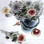 미대입시닷컴 실기연재 그림학원 [동양화] 배추, 전구 등 공간배치 - 홍대 청 한국화 미술학원 #홍대미술학원 #홍대동양화 #홍대청한국화 #한국화... 