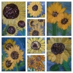 천아트,꽃그림,보리그리기.야생화그리기,들꽃그리기,Fabric Painting,Flowers Painting,