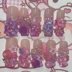 🌟현정킴네일🌟부산시 수영로 506 광안더샵아파트상가1층 on Instagram: “사과반🍎오렌지반🍊 #현정킴’s #쥬시네일... 