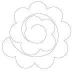 자양동 삼남매맘 : 네이버 블로그 네이버 블로그 | Plantilla de flores de fieltro, Manualidades, Moldes