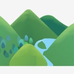 산 일러스트 강, 강 클립 아트, 산, 강 PNG 일러스트 및 PSD 이미지 무료 다운로드 - Pngtree