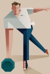 하이 파이브를주는 사람들 | 무료 벡터 Free Vector | People giving high five | Vector illustration people, Character... 