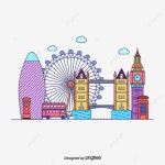 영국 일러스트