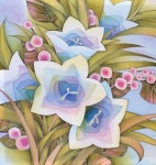 천아트에 있는 배지영님의 핀 | 금낭화, 꽃그림, 꽃 수채화