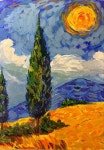 Oil Pastel Drawing｜Tulip drawing｜노란 튤립 그리기｜오일파스텔화