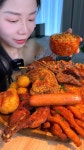 뱀파이어 치킨 리얼사운드 먹방ASMR MUKBANG SPICY FRIED CHICKEN & SWEET CHICKEN スパイシーなチキン Gà ไก่ Ayam eating... 