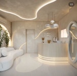 베이지톤 모던한 분위기의 12평 네일샵인테리어 (수원 장안구 조원동)