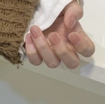 Nail에 있는 caramel ＊＊＊님의 핀 | 투명 네일, 네일 폴리쉬, 간단한 네일