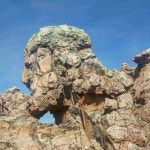 낮달과 돌사람 #낮달 #돌사람 @제주돌문화공원