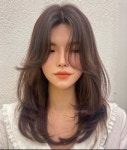 윈드펌wind perm 윈드펌 Wind perm – chahongsalon | 연갈색 헤어, 헤어스타일 아이디어, 중간길이 헤어스타일