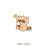라쿤 일러스트