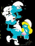 Smile Smurfette Sticker - Smile Smurfette Smurf - GIF 탐색 및 공유
