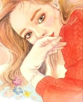 밤하늘 별고래 수채화그림