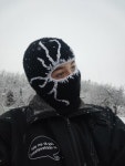 Pin by ㅤ on M0. | Crochet mask, Music clothes, Balaclava