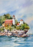 Thủy Mặc에 있는 Nguyễn Thu Thủy님의 핀 | 민들레 그림, 쉬운 수채화 그림, 나무 미술