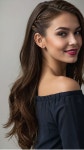 Pin by Musicstar on 2매력소묘 in 2025 | Long hair styles, Wedding hairstyles, Winter hairstyles