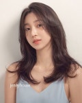 미디움 슬릭펌 미디움 슬릭펌 | 긴 머리 헤어스타일, 긴 머리 레이어, 헤어스타일