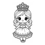여자 아이들이 너무 좋아하는 귀여운 공주 색칠공부 도안 37종 - 키즈위키